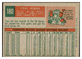 1959 Topps Baseball #180 Yogi Berra Yankees VG-EX 430294