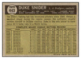 1961 Topps Baseball #443 Duke Snider Dodgers EX-MT 430325