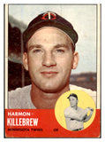 1963 Topps Baseball #500 Harmon Killebrew Twins VG-EX 430336