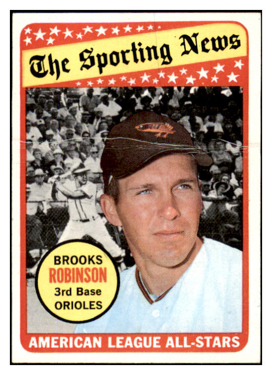 1969 Topps Baseball #421 Brooks Robinson A.S. Orioles Good 430345