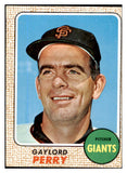 1968 Topps Baseball #085 Gaylord Perry Giants NR-MT mc 430354