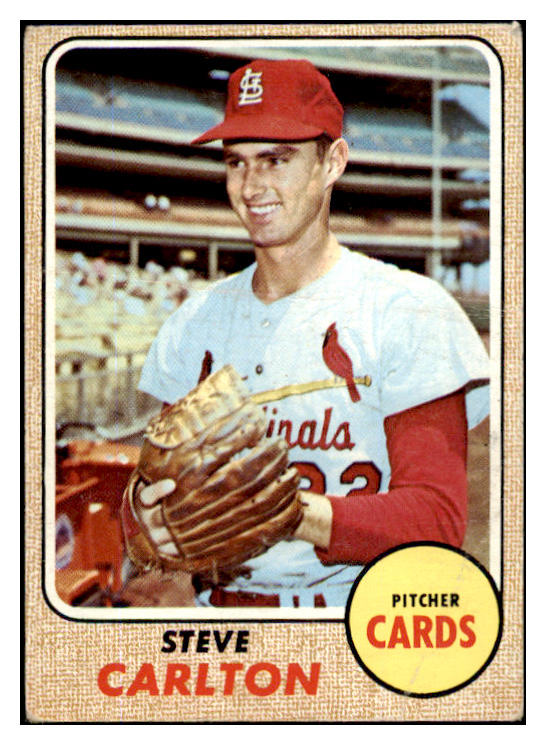 1968 Topps Baseball #408 Steve Carlton Cardinals GD-VG 430356