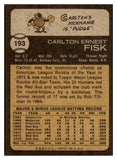 1973 Topps Baseball #193 Carlton Fisk Red Sox NR-MT 430360