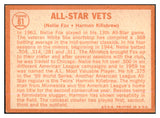 1964 Topps Baseball #081 Harmon Killebrew Nellie Fox EX-MT 430370