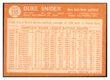 1964 Topps Baseball #155 Duke Snider Mets EX-MT 430373