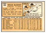 1963 Topps Baseball #490 Willie McCovey Giants EX mc 430384