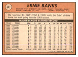 1969 Topps Baseball #020 Ernie Banks Cubs NR-MT 430403