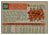 1959 Topps Baseball #350 Ernie Banks Cubs EX+/EX-MT oc 430426