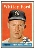 1958 Topps Baseball #320 Whitey Ford Yankees EX+/EX-MT 430428