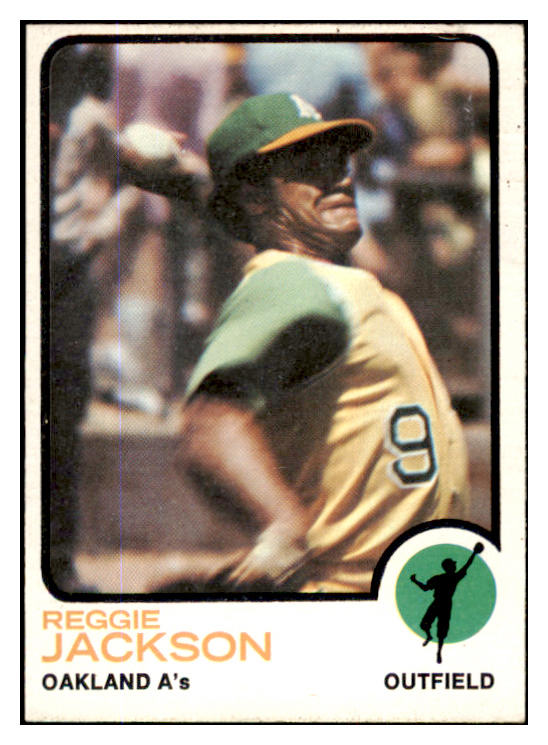 1973 Topps Baseball #255 Reggie Jackson A's VG/VG-EX 430469