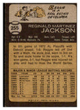 1973 Topps Baseball #255 Reggie Jackson A's VG/VG-EX 430469