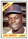 1966 Topps Baseball #125 Lou Brock Cardinals Good 430475