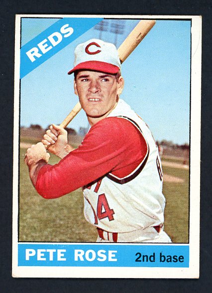 1966 Topps Baseball #030 Pete Rose Reds EX 430506