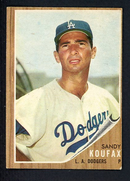 1962 Topps Baseball #005 Sandy Koufax Dodgers VG-EX 430541