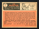 1966 Topps Baseball #036 Catfish Hunter A's EX 430553
