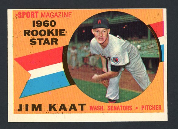 1960 Topps Baseball #136 Jim Katt Senators NR-MT mc 430569