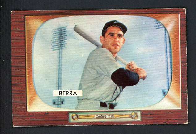 1955 Bowman Baseball #168 Yogi Berra Yankees EX+/EX-MT 430607