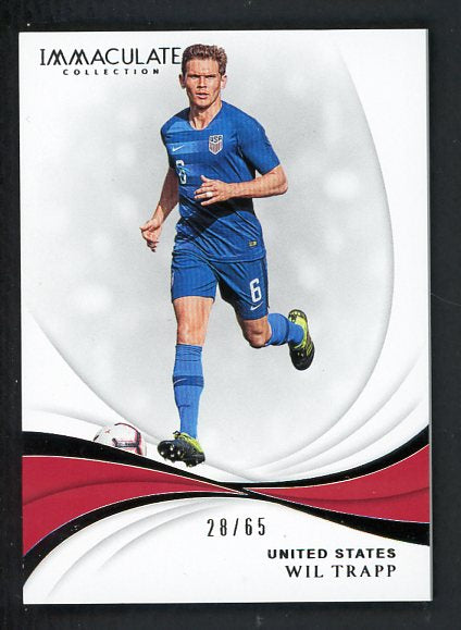 2018 Immaculate #068 Wil Trapp USA 28/65