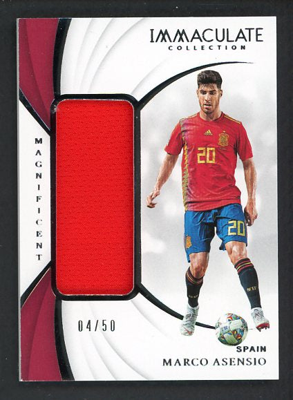 2018 Immaculate Magnificent #MA-MA Marco Asensio Spain 4/50