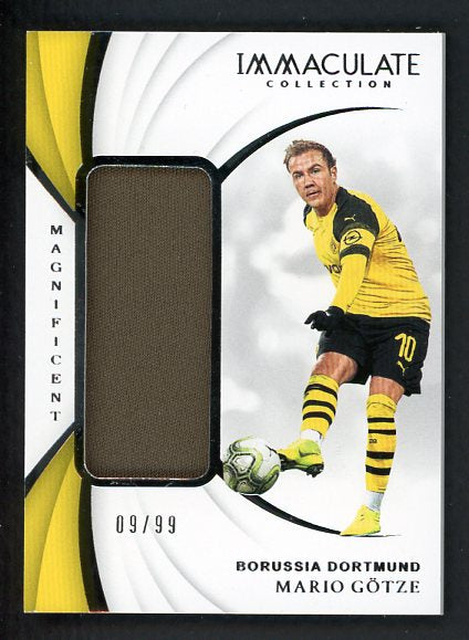 2018 Immaculate Magnificent #MA-MG Mario Gotze Dortmund 9/99