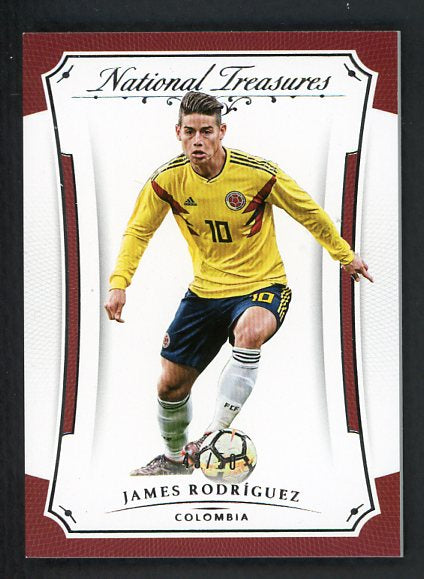 2018 National Treasures #002 James Rodriguez Columbia 43/50