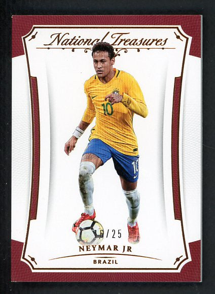 2018 National Treasures #081 Neymar Jr. Brazil Bronze 16/25