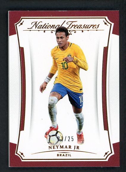 2018 National Treasures #081 Neymar Jr. Brazil Bronze 22/25