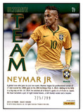 2015 Select Ultimate Team #017 Neymar Jr. Brazil Blue 225/299 430973