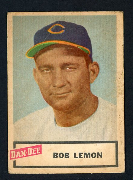 1954 Dan Dee Bob Lemon Indians VG-EX 431164