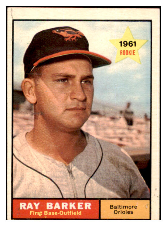 1961 Topps Baseball #428 Ray Barker Orioles VG-EX 431258