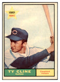 1961 Topps Baseball #421 Ty Cline Indians EX-MT 431259