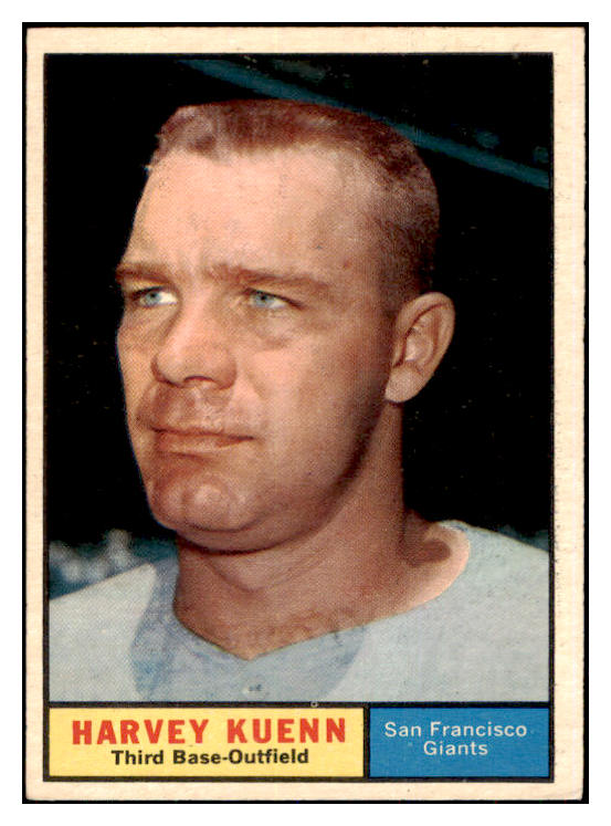 1961 Topps Baseball #500 Harvey Kuenn Giants VG-EX 431268