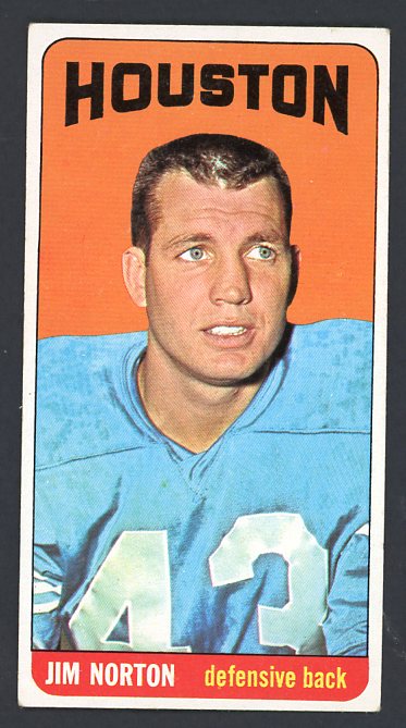 1965 Topps Football #083 Jim Norton Oilers EX 431318