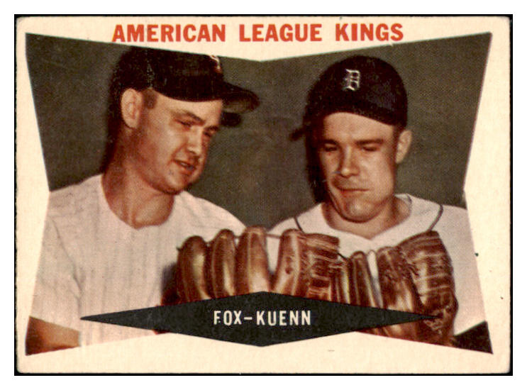 1960 Topps Baseball #429 Nellie Fox Harvey Kuenn VG-EX 431574