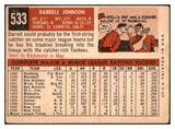 1959 Topps Baseball #533 Darrell Johnson Yankees VG-EX 431584
