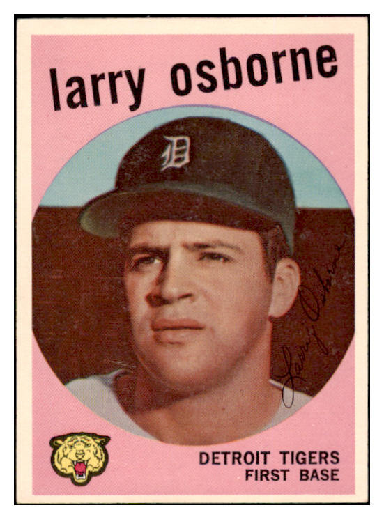 1959 Topps Baseball #524 Larry Osborne Tigers NR-MT 431607