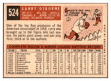 1959 Topps Baseball #524 Larry Osborne Tigers NR-MT 431607