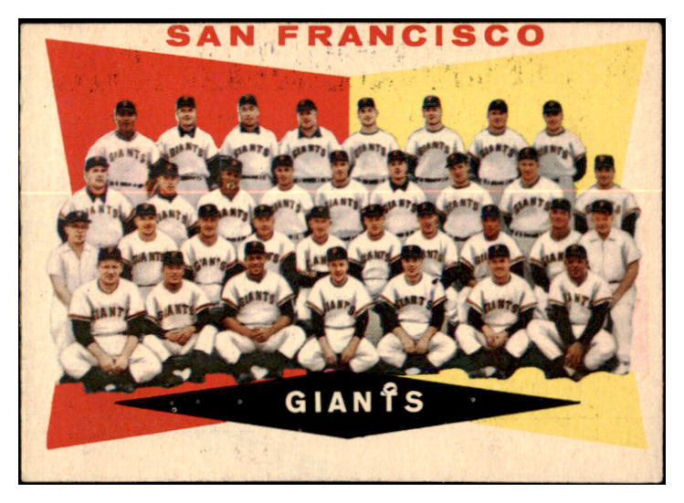 1960 Topps Baseball #151 San Francisco Giants Team VG-EX 431638