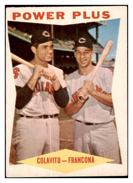 1960 Topps Baseball #260 Rocky Colavito Tito Francona VG-EX 431640
