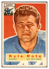 1956 Topps Football #029 Kyle Rote Giants VG 431708