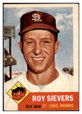 1953 Topps Baseball #067 Roy Sievers Browns VG-EX 431712