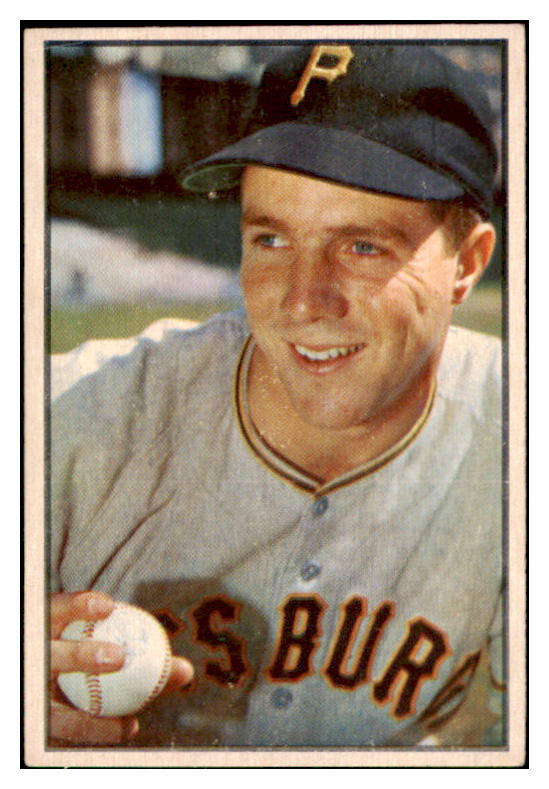 1953 Bowman Color Baseball #016 Bob Friend Pirates EX-MT 431722
