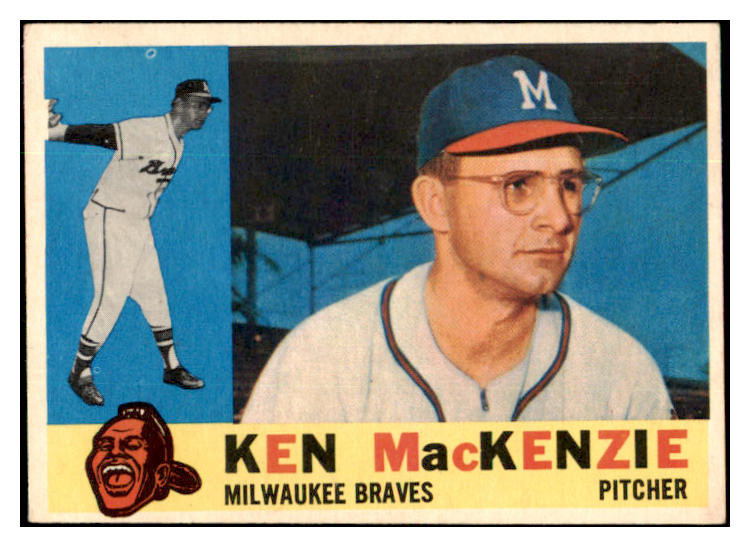 1960 Topps Baseball #534 Ken MacKenzie Braves EX-MT 431849