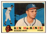 1960 Topps Baseball #534 Ken MacKenzie Braves EX-MT 431849