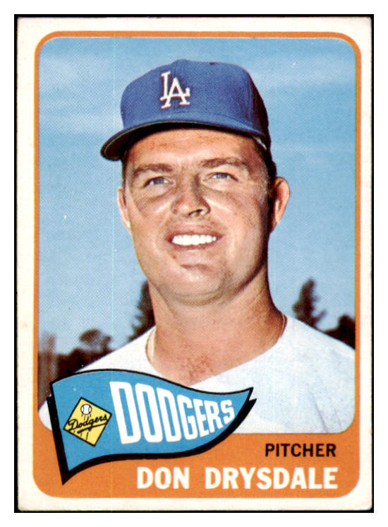 1965 Topps Baseball #260 Don Drysdale Dodgers EX 431890