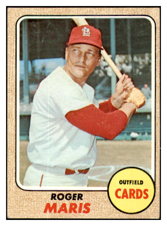 1968 Topps Baseball #330 Roger Maris Cardinals EX 431895