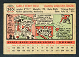 1956 Topps Baseball #260 Pee Wee Reese Dodgers EX 431961