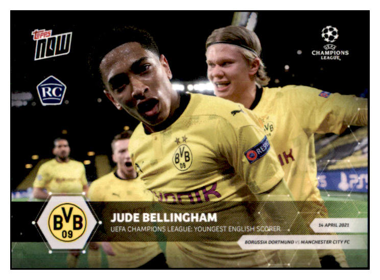 2021 Topps Now #065 Jude Bellingham Dortmund 432111