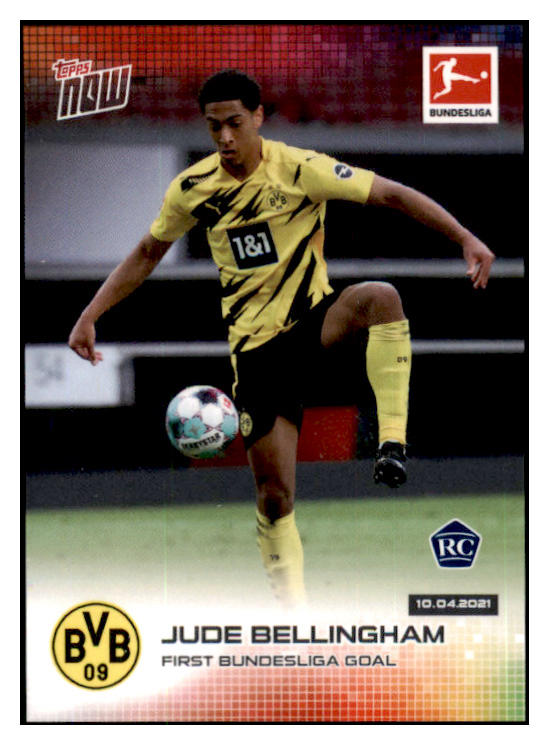 2021 Topps Now #165 Jude Bellingham Dortmund 432113