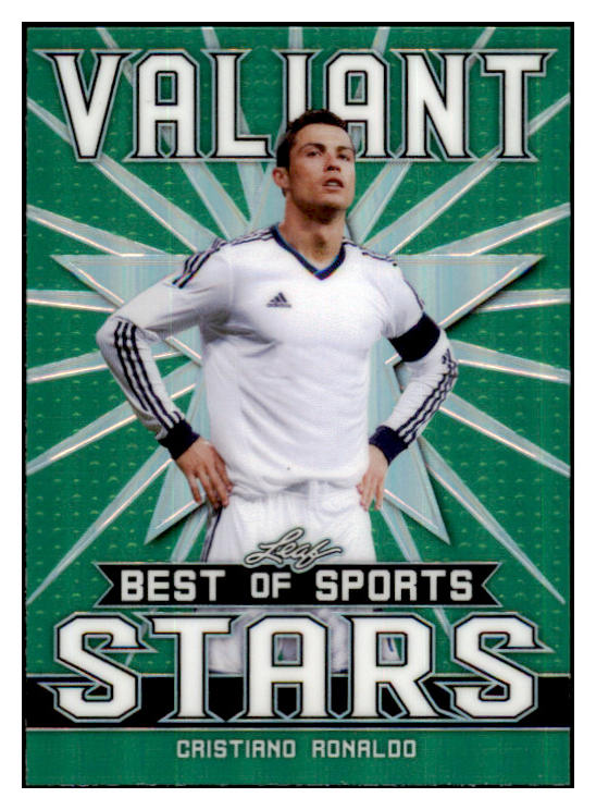 2020 Leaf Valiant #VS-11 Cristiano Ronaldo Juventus Green 39/75 432141
